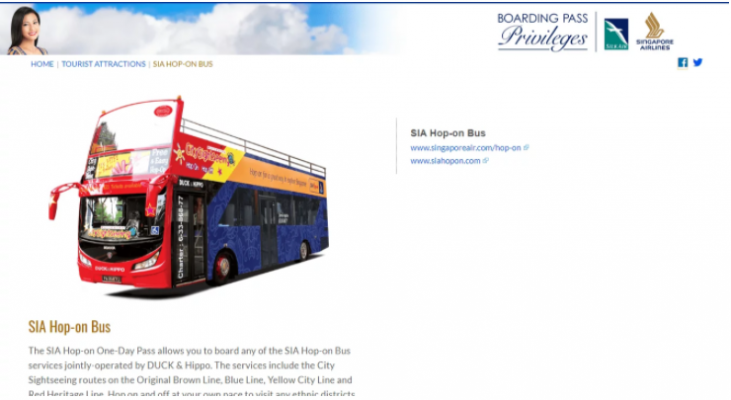 singapore airlines free bus tour