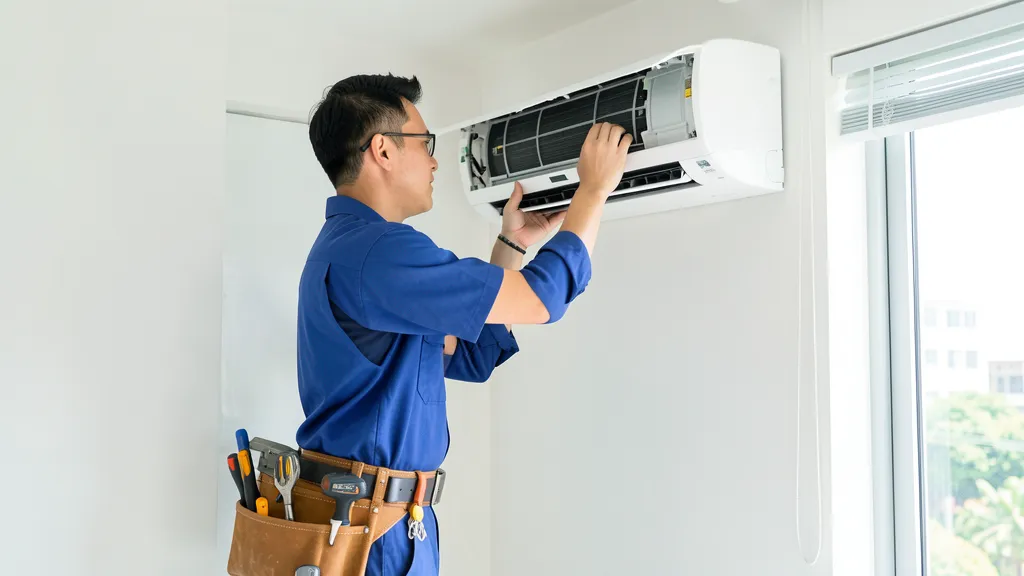 Best Aircon Repair Service Singapore 2026 - Professional Technician